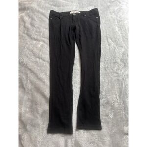 BKE Buckle Pants Women's Casuals‎ Ponte Black Size 7 Slim